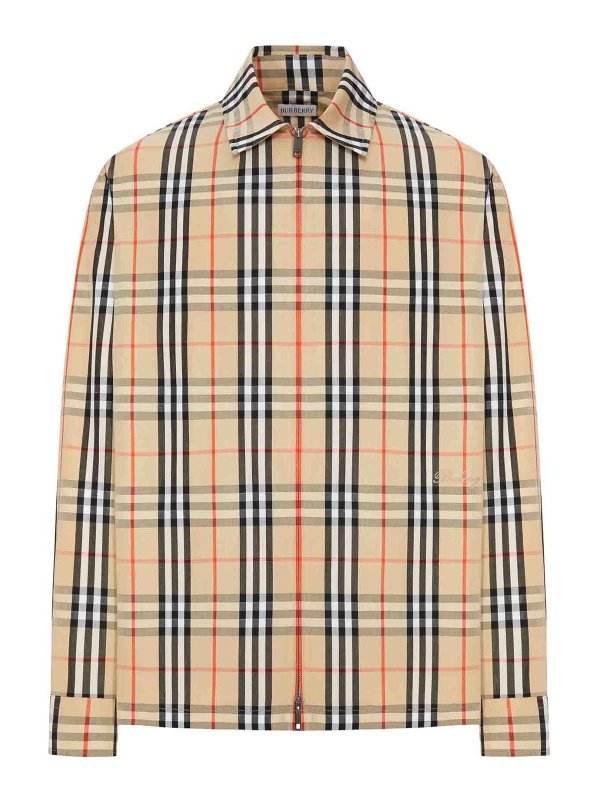 BURBERRY: シャツ - シャツ - ヌードカラー