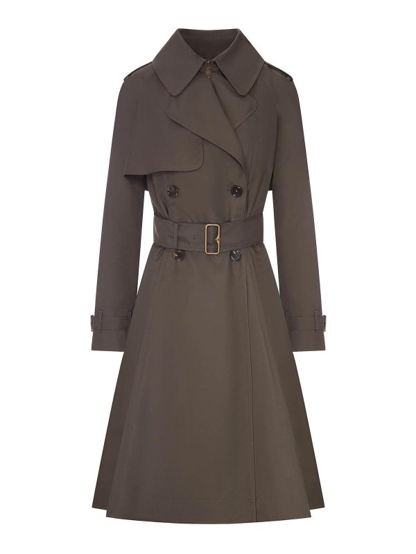 BURBERRY: トレンチコート - トレンチコート - ブラウン