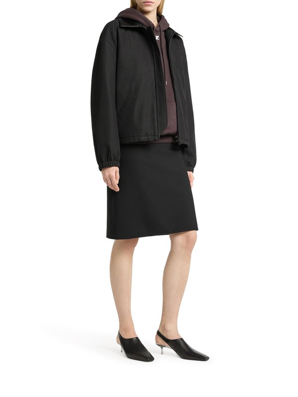 The Best Shops Courreges: ボンバージャケット - ボンバージャケット - 黒