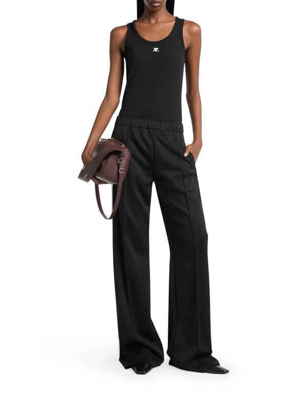 Courreges: スウェットパンツ online - トラックスーツ ボトムス - 黒