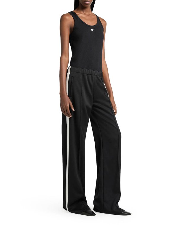 トラックスーツ ボトムス - 黒 shop online: Courreges