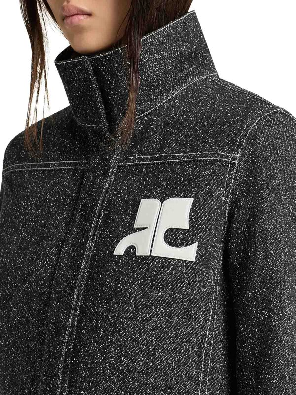 Courreges buy online Denim Tweed Jacket