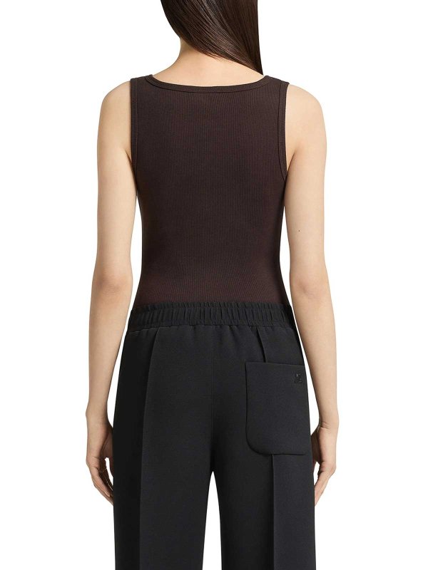 The Best Shops Courreges: トップス＆タンクトップ - トップ/タンクトップ - ブラウン