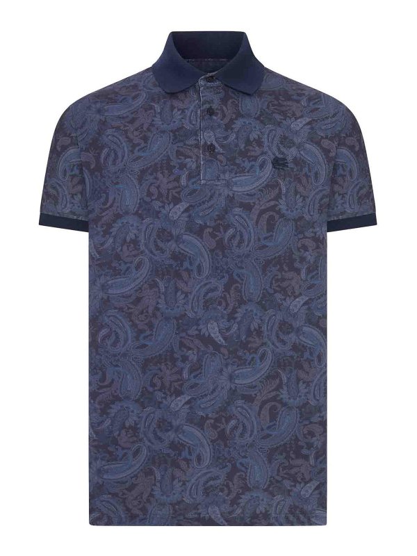 ETRO: Polos - Polo - Azul