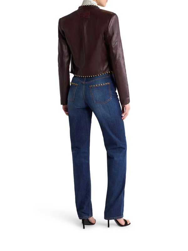 The Best Shops ETRO: Lederjacken - Lederjacke - Bunt