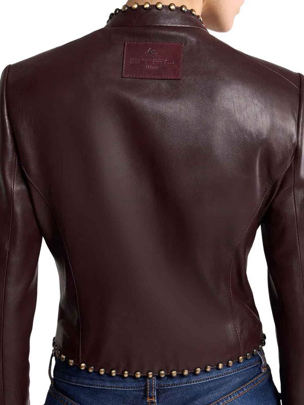 Lederjacke - Bunt shop online: ETRO