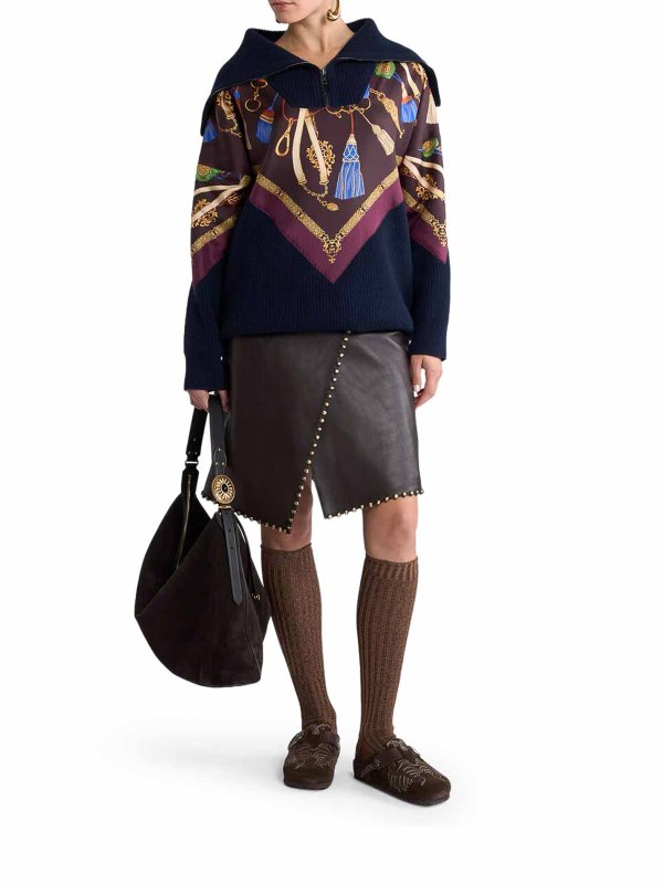 ETRO: Lederröcke online - Lederrock - Braun
