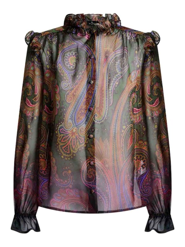 ETRO: camicie - Camicia di seta