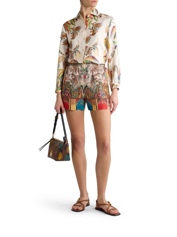 ETRO: トラウザーショーツ online - ショートパンツ - 白