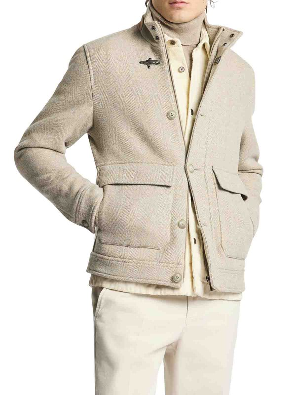 The Best Shops FAY: bombers - Wool Bomber Jacket