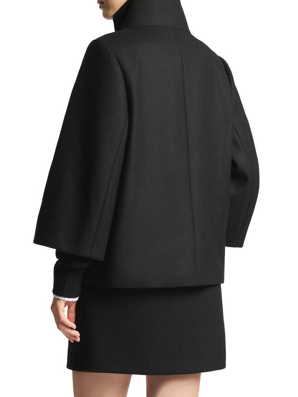 膝丈コート - 黒 shop online: FAY