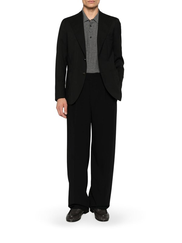 GIORGIO ARMANI: テーラードトラウザー online - テーラードパンツ - 黒