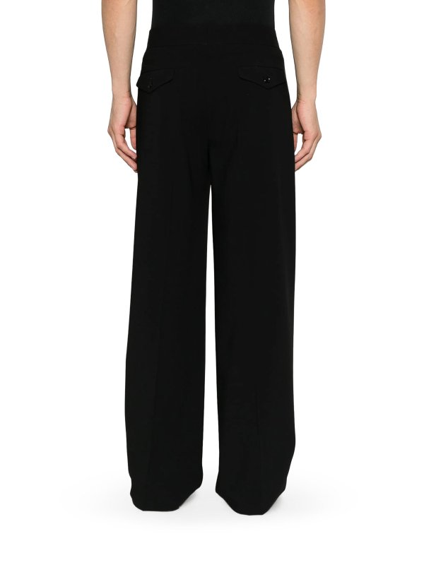 テーラードパンツ - 黒 shop online: GIORGIO ARMANI
