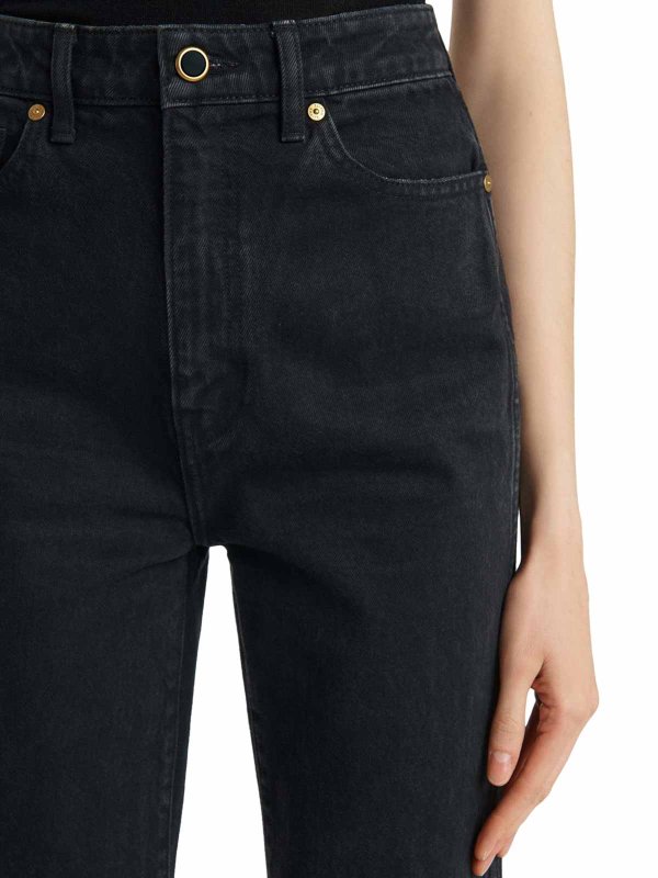 KHAITE buy online ストレートジーンズ - 黒