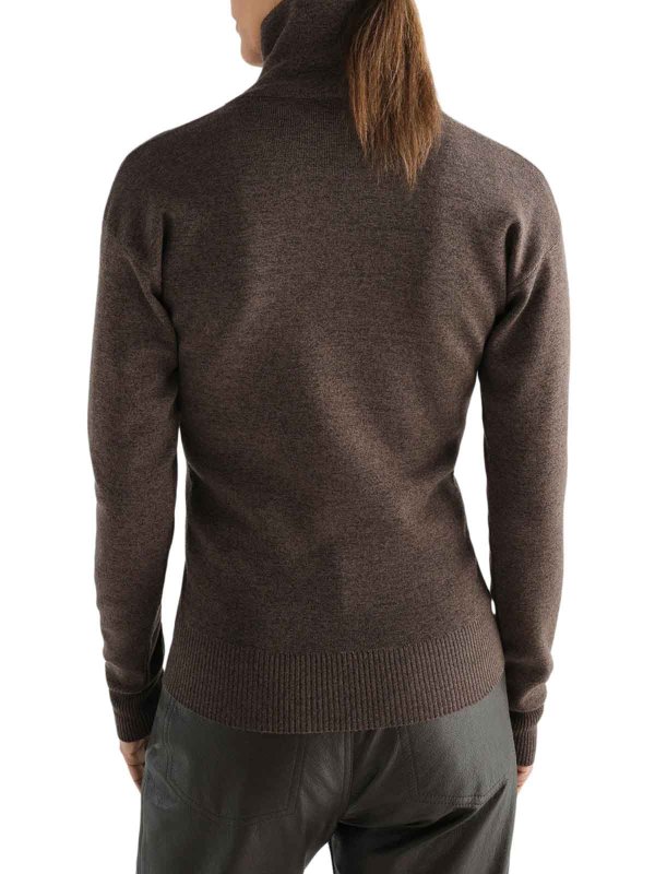カーディガン - ブラウン shop online: LEMAIRE