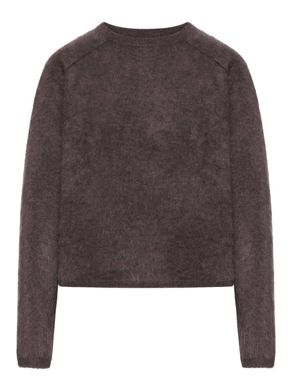 LISA YANG: Pull col rond - Pull Col Rond - Marron