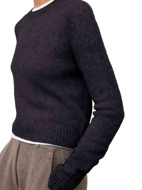 クルーネック - 黒 shop online: LISA YANG