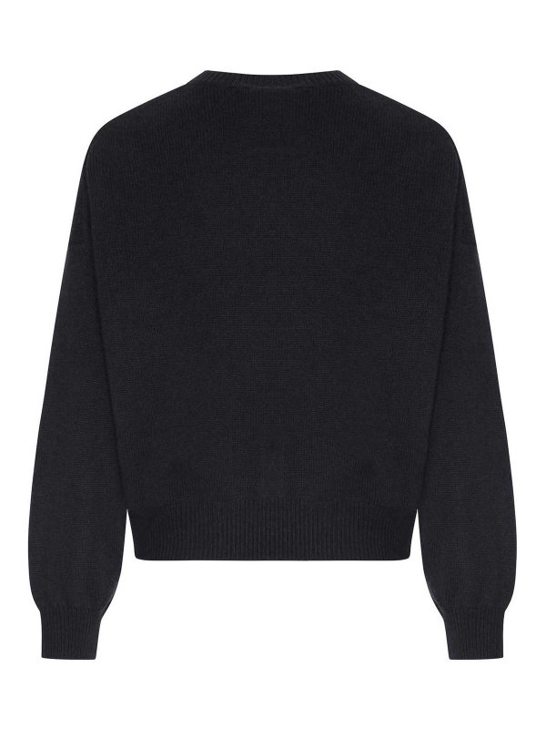 LISA YANG: Strickpullover mit Rundhalsausschnitt online - Rundhalspullover - Schwarz