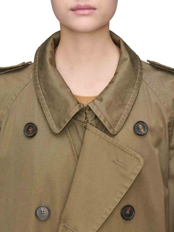 Maison Margiela buy online トレンチコート - 緑