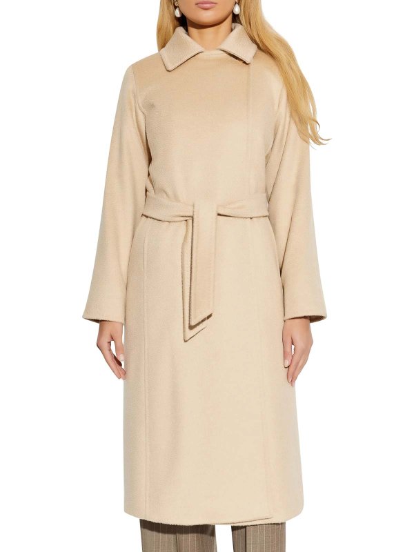 The Best Shops Max Mara: ニーレングスコート - 膝丈コート - ヌードカラー