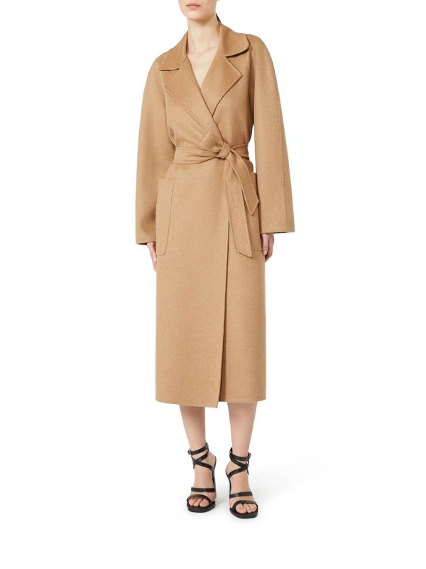 Max Mara: ニーレングスコート online - 膝丈コート - ヌードカラー