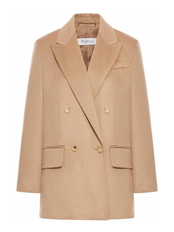 Max Mara: ブレザー - ブレザー - ヌードカラー