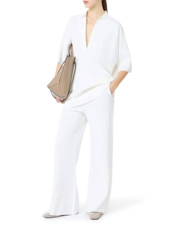 Max Mara: Casual Hosen online - Casual Hose - Weiß