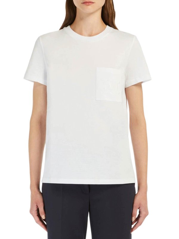 The Best Shops Max Mara: Camisetas - Camiseta - Blanco