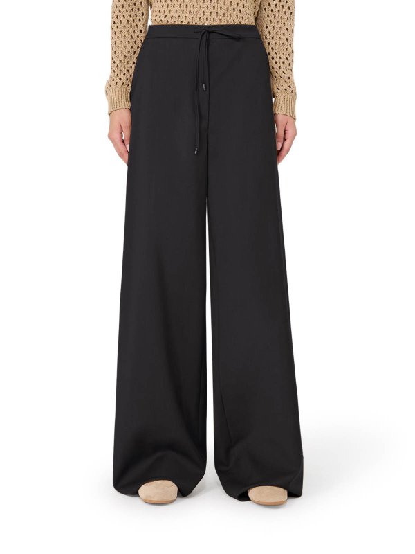 The Best Shops Max Mara: カジュアルトラウザー - カジュアルパンツ - 黒