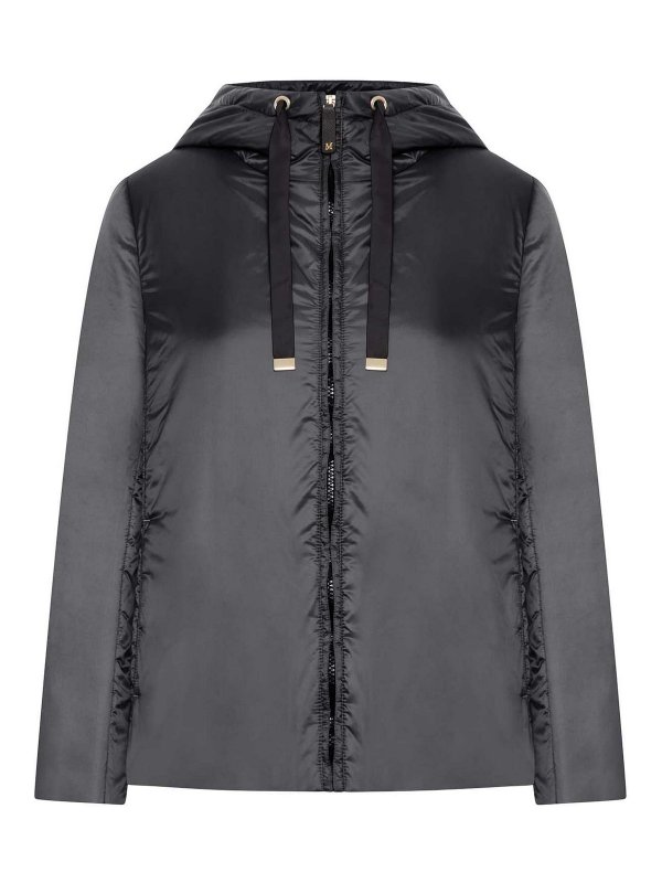 MAX MARA THE CUBE: ダウン・ハイテクジャケット - ダウンジャケット - 黒