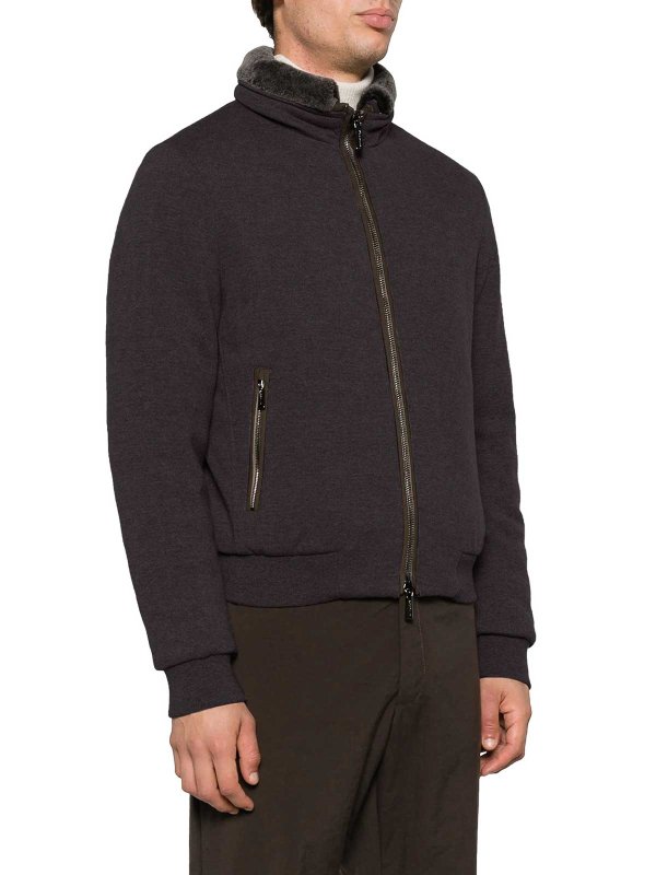 The Best Shops MOORER: Bombers - Bomber - Marron