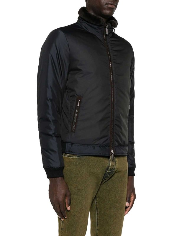 The Best Shops MOORER: bombers - Technical Fabric Bomber Jacket