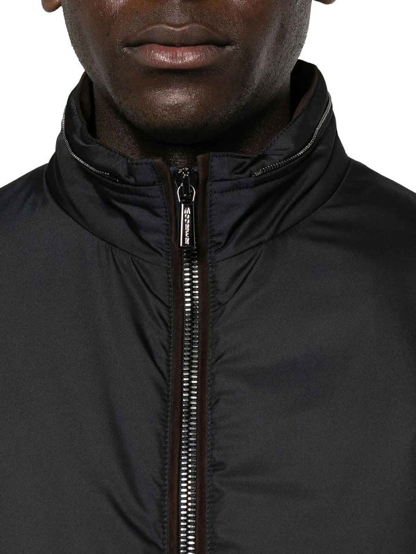 The Best Shops MOORER: Technical Fabric Bomber Jacket