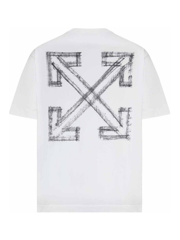 OFF-WHITE: Tシャツ online - Tシャツ - Off