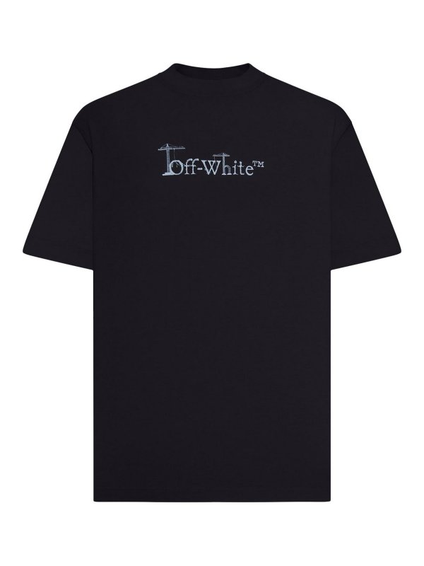 OFF-WHITE: Tシャツ - Tシャツ - Off White