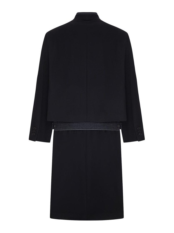 Sacai: ニーレングスコート online - 膝丈コート - 黒