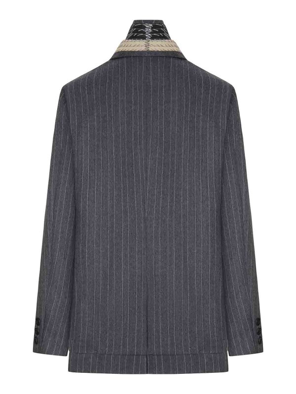 Sacai: ブレザー online - ブレザー - 黒