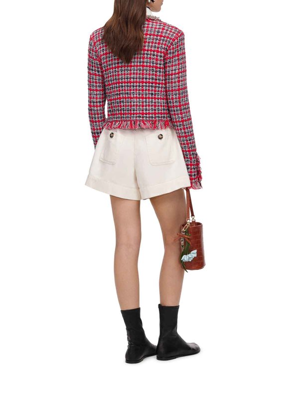Multicolor Tweed Short Jacket shop online: Self Portrait