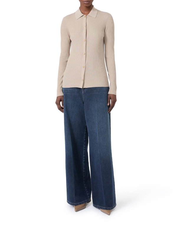 S MAX MARA: カーディガン online - カーディガン - ヌードカラー