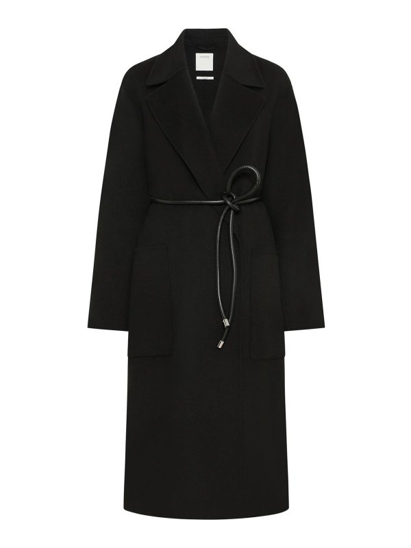 SPORTMAX: ニーレングスコート - 膝丈コート - 黒