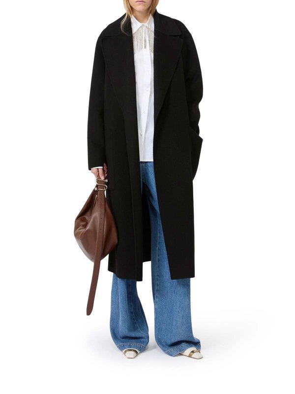 SPORTMAX: ニーレングスコート online - 膝丈コート - 黒
