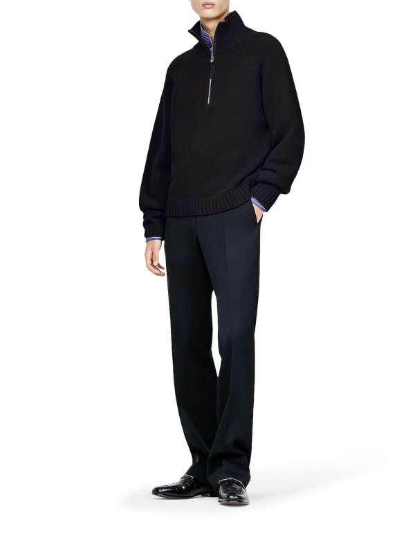 TOM FORD: Pull col rond online - Pull Col Rond - Noir