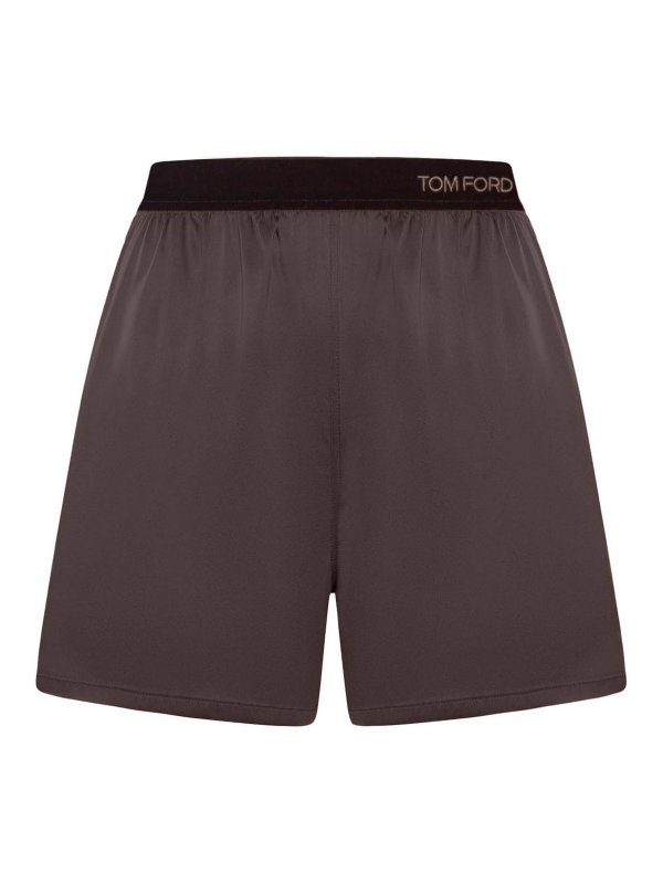 TOM FORD: トラウザーショーツ - ショートパンツ - ブラウン