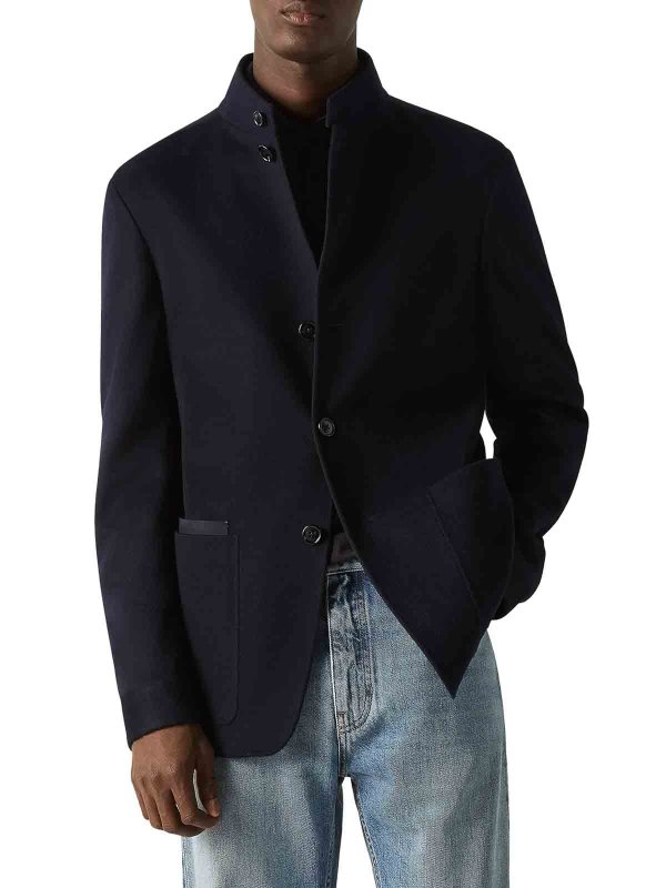 The Best Shops ZEGNA: カジュアルジャケット - カジュアルジャケット - ブルー