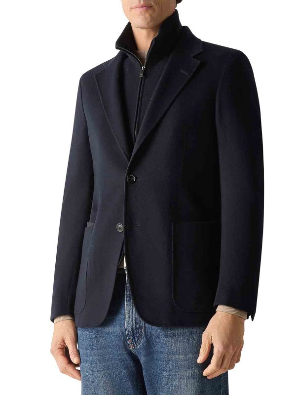 The Best Shops ZEGNA: カジュアルジャケット - カジュアルジャケット - ブルー