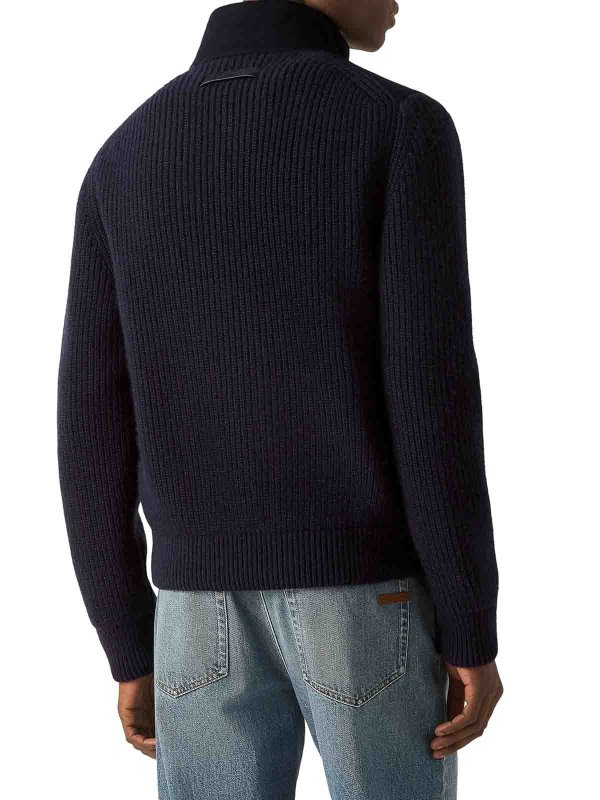 The Best Shops ZEGNA: カーディガン - カーディガン - ブルー