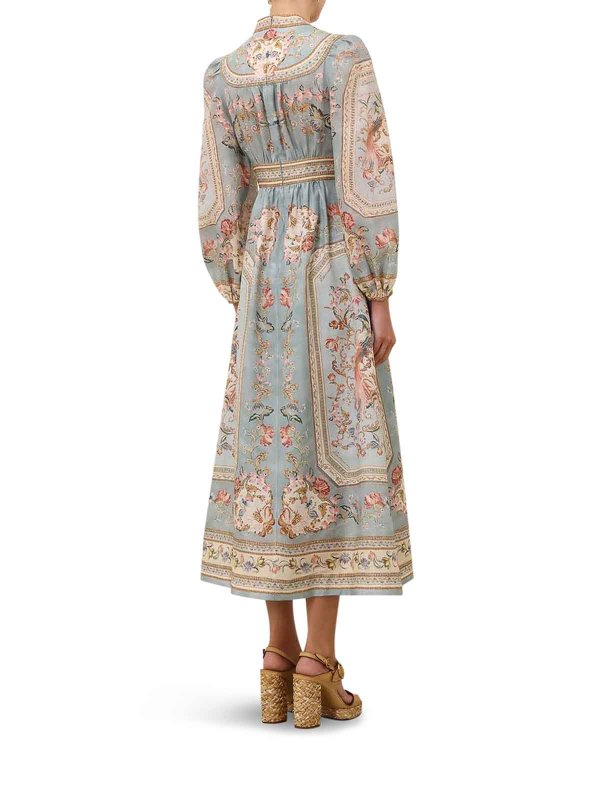 The Best Shops ZIMMERMANN: ニーレングスドレス - 膝丈ドレス - ブルー
