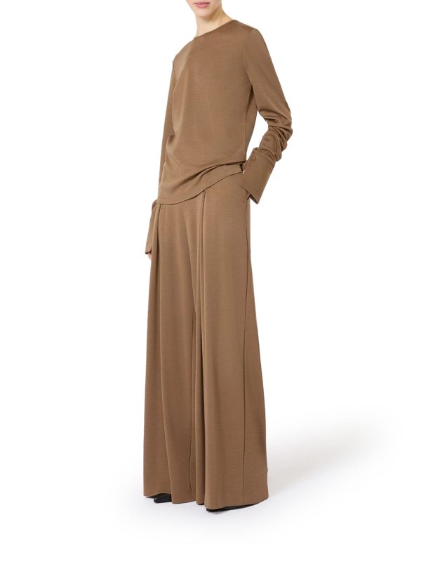 Max Mara: カジュアルトラウザー online - カジュアルパンツ - ブラウン