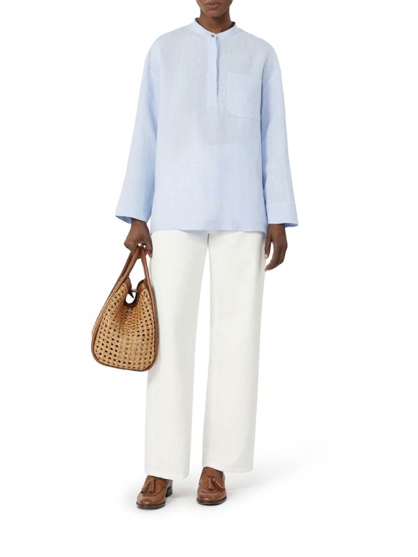 S MAX MARA: シャツ online - シャツ - ブルー