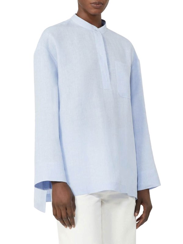 The Best Shops S MAX MARA: シャツ - シャツ - ブルー